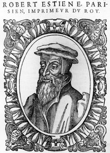 Retrato de Robert Estienne de Andre Thevet